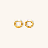 Mutige runde Reifchen – Gelbgold