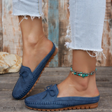 Luna | Bequemer orthopädischer Slip-On Schuh für Damen – Blau
