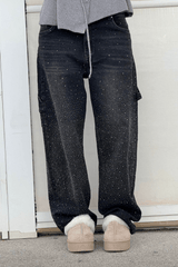 1+1 Gratis | Philine™ Stylische Baggy-Hosen – Schwarz