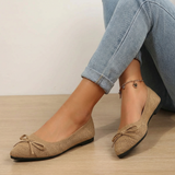 Ballerinas mit Schleifendetail – Mireille – Beige