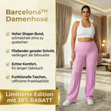 Barcelona™ Damenhose mit hohem, formendem Bund und geradem, lockerem und komfortablem Schnitt – Pink