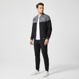 Baseball Stil Trainingsanzug -  Eddie – Grau
