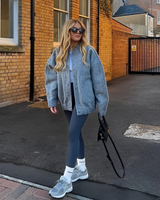 Virginia | Baggy-Jacke – Grau