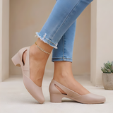 Shemarah - Elegante Damenschuhe mit spitzem Design – Beige