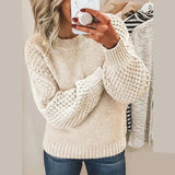 Geneva – modischer Pullover mit luxuriöser Weichheit – Beige