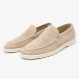 Lynor - Samtige Slipper – Beige
