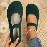 BellaComfort™ – Elegante Damen Ballerinas mit ultraweichem Stoff – Grün