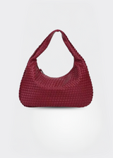 Handtasche Damen – Große Tasche aus Leder – Elegant & Alltag – Rot