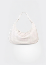 Handtasche Damen – Große Tasche aus Leder – Elegant & Alltag – Weiß