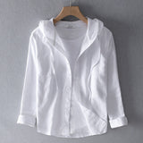 Bella | Klassisch Elegante Bluse – Weiß