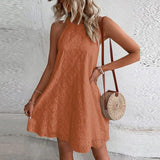 Élodie - Elegantes Kleid – Orange