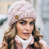 Benilde | Elegante Damen Wintermütze – Rose