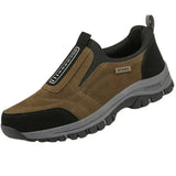 Trailix – Orthopädische Herren-Slip-On-Schuhe für Outdoor & Alltag – Braun
