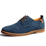 Bernard - Elegante Schuhe aus Wildleder für Männer – Blau