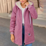 Samsons - Stylische warme Fleecejacke für den Winter – Rosa