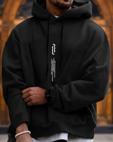 Bequemer und stylischer kapuzenpullover - claus – Schwarz