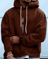 Bequemer und stylischer kapuzenpullover - claus – Braun