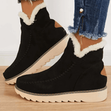 Superbequeme und gemütliche Winterschuhe für Frauen – Schwarz