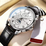 Chic Luxury Quartz Watch – Silberweiß