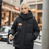 Winterschneejacke für damen - reika – Schwarz
