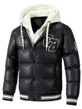 Lässige herrenjacke mit kapuze - niklas – Schwarz