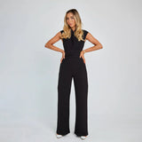 Nancie – Edler Jumpsuit – Schwarz