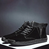Klassische Stiefel für Männer-LUCA – Schwarz