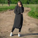 NIKITA - Bequeme strickjacke – Schwarz