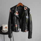 Ainhoa - Damenjacke mit Blumen – Schwarz