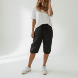 Ivarael - Weiche Bermudashorts – Schwarz
