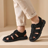 Arthur - Die komfortablen und stilvollen Sommersandalen für Herren – Schwarz