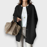 Teresa – Weicher Wollcardigan mit eleganter Linie – Schwarz