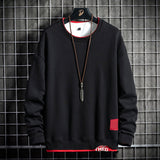 THEO - Modisch gefütterte Sweatshirts aus Baumwolle – Schwarz