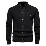 FELTON - Klassisch gestrickt strickjacke – Schwarz
