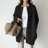 Sophie™ – Eleganter Cashmere-Cardigan für zeitlose Eleganz – Schwarz