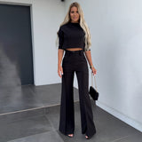 Filame - Elegantes zweiteiliges Set – Schwarz