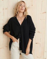Marian | Gemütlicher Cardigan – Schwarz
