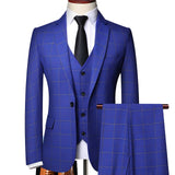 Neryth | Peaky-inspirierter 3-teiliger Anzug – Blau