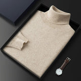 Rollkragenpullover Herren Klassisch | Schlichtes Design – Beige