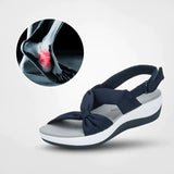 Kristina - Orthopädische Komfort-Sandalen – Blau