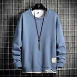 THEO - Modisch gefütterte Sweatshirts aus Baumwolle – Blau