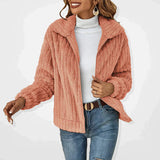 Lio - luxus-teddyweste für damen – Rosa