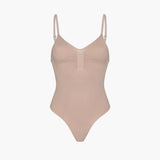 Bodysuit Sculpting Shapewear mit Slip – Beige