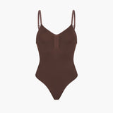 Bodysuit Sculpting Shapewear mit Slip – Kakao