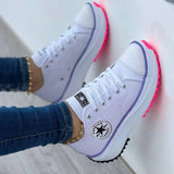 Fashion star – trendiger orthopädischer sneaker – Weiß