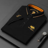 Marcus | Luxus Polo-Shirt – Schwarz