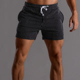Arno | Super-Stretch-Fitnessshorts – Schwarz