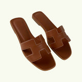 Benedikta™ Flache Sandalen für Frauen – Braun
