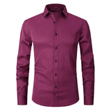 Felix™ - Knitterfreies Hemd – Rot
