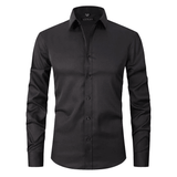 Felix™ - Knitterfreies Hemd – Schwarz